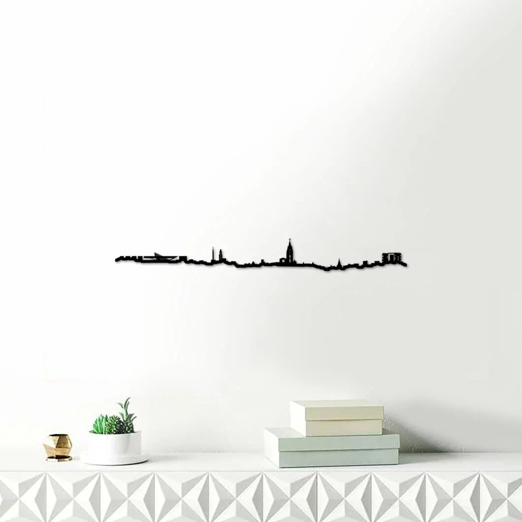 Skyline Oviedo skyline in wood - Skylinecity