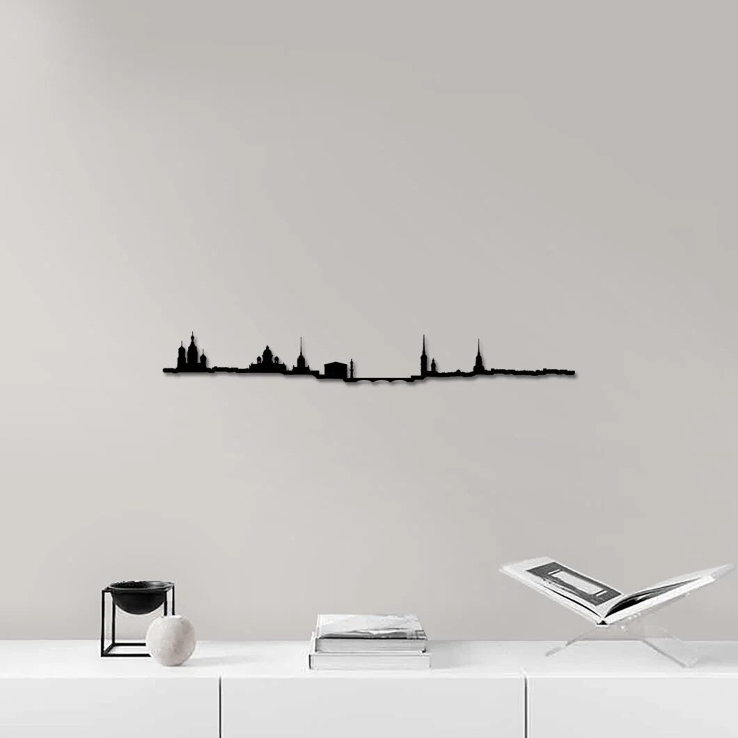 Skyline San Petersburgo skyline in wood - Skylinecity