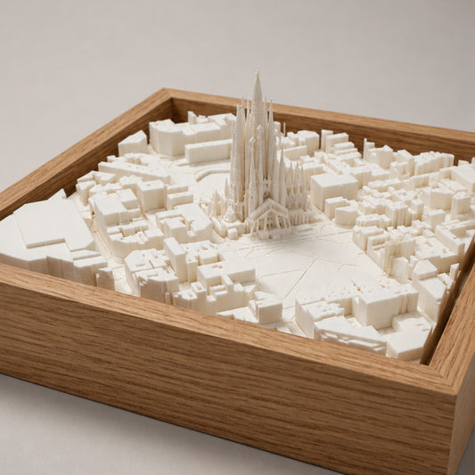 Barcelona Cityscape - Sagrada Família en 3D