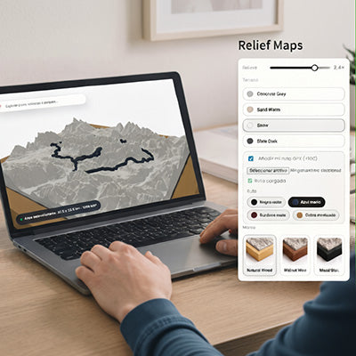 Visualizas el relieve