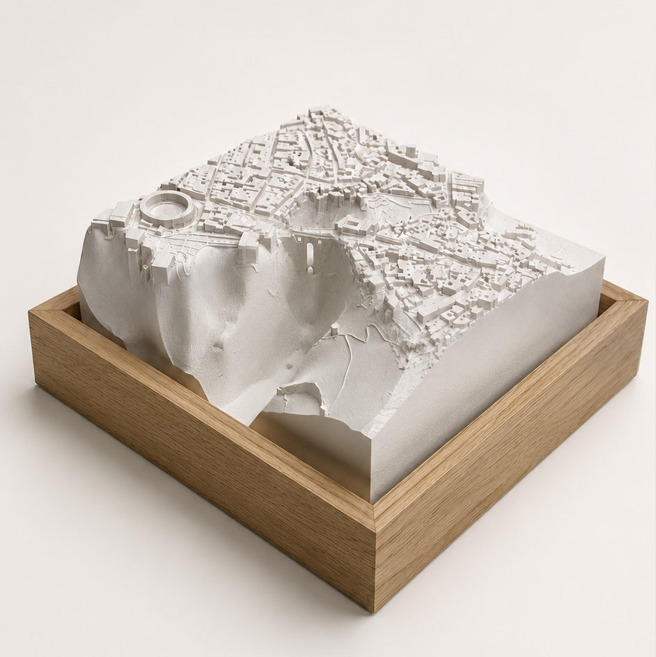Ronda Cityscape - Puente Nuevo y El Tajo en 3D