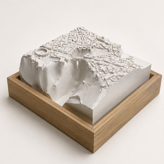 Ronda Cityscape - Puente Nuevo y El Tajo en 3D