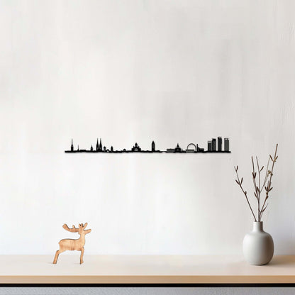 Skyline Helsinki skyline in wood - Skylinecity