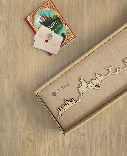 Skyline Hogwarts skyline in wood - Skylinecity