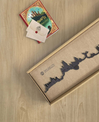 Skyline Hogwarts skyline in wood - Skylinecity