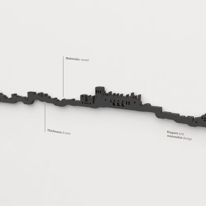 Skyline Huesca skyline in wood - Skylinecity