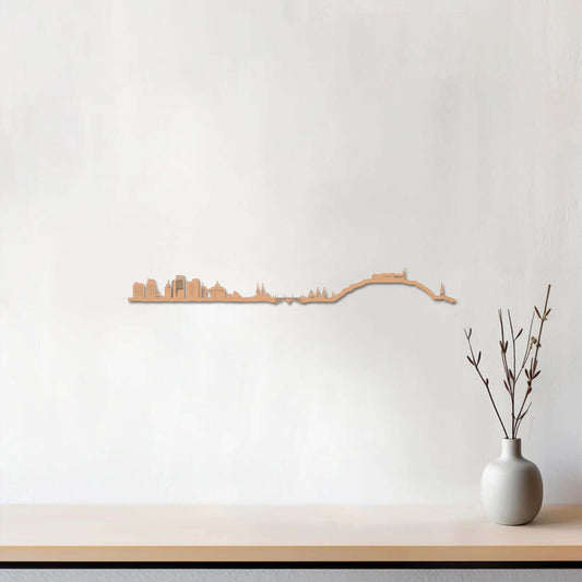 Skyline Ljubljana skyline in wood - Skylinecity