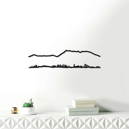 Skyline Marbella skyline in wood - Skylinecity