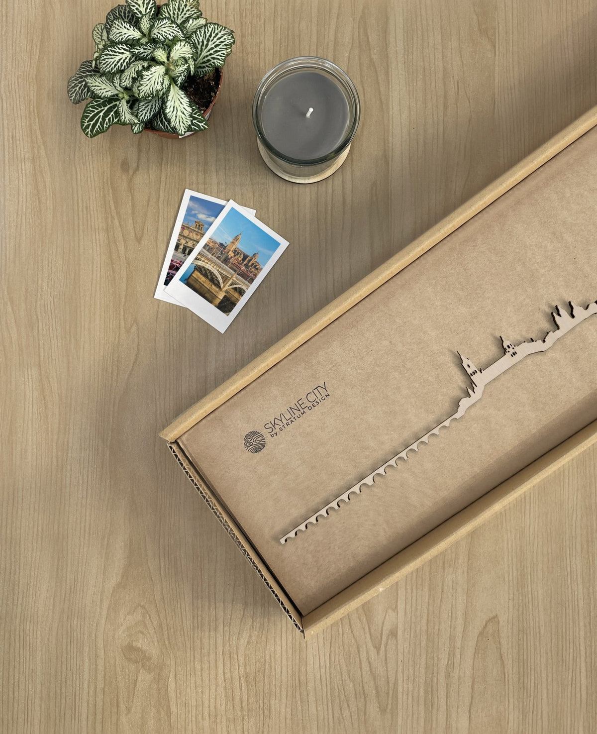 Skyline Salamanca skyline in wood - Skylinecity