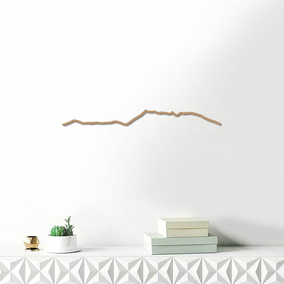 Skyline Sierra Blanca - La Concha skyline in wood - Skylinecity