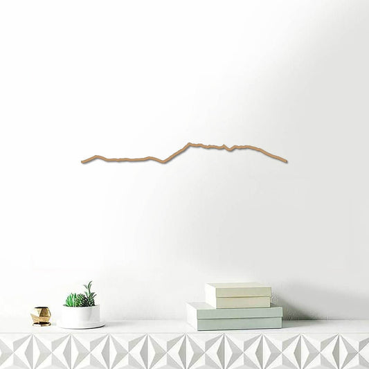 Skyline Sierra Blanca - La Concha skyline in wood - Skylinecity