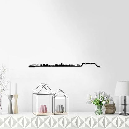 Skyline Algeciras skyline in wood - Skylinecity