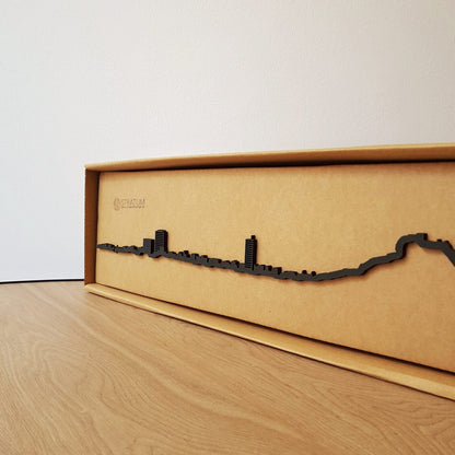 Skyline Alicante skyline in wood - Skylinecity