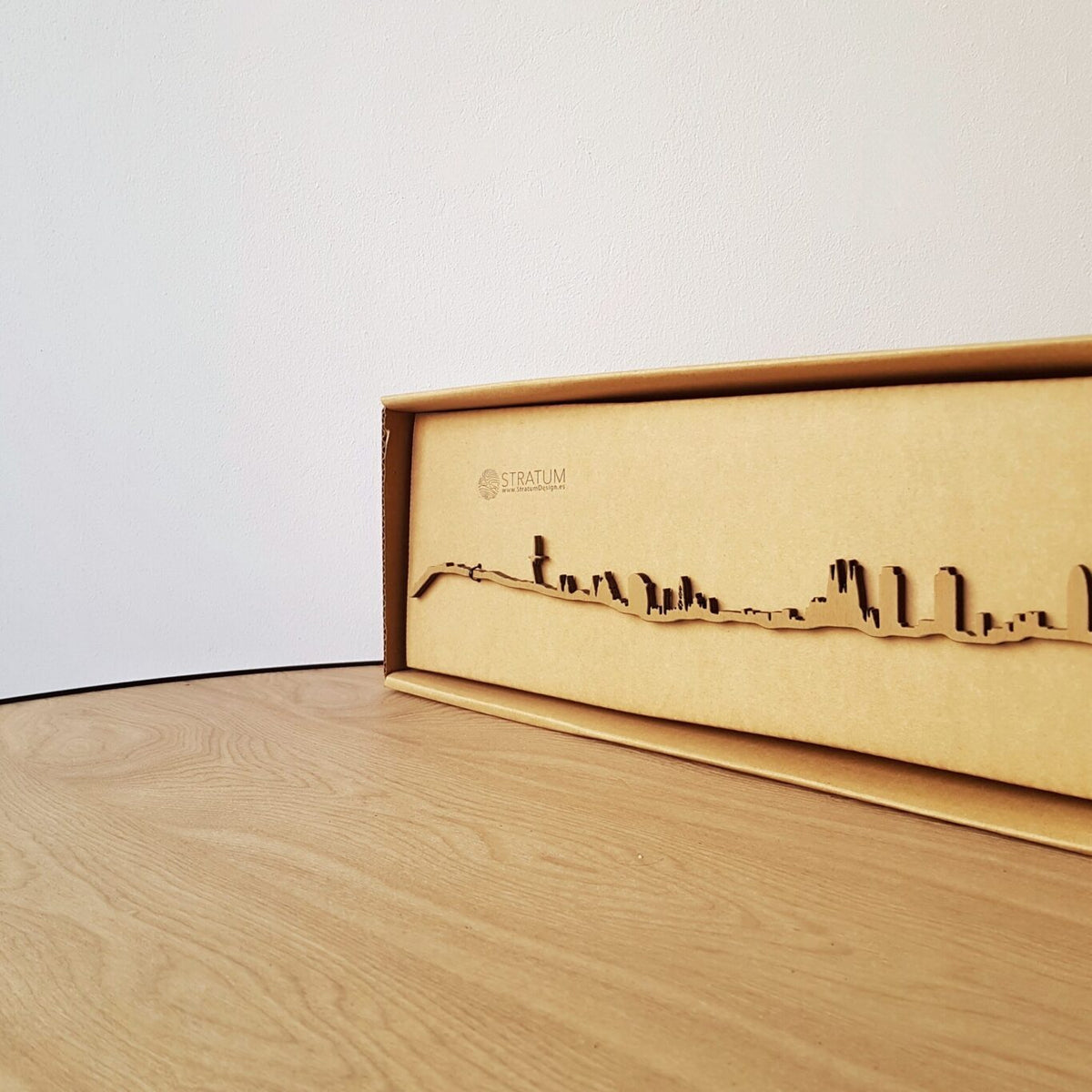 Skyline Barcelona skyline in wood - Skylinecity