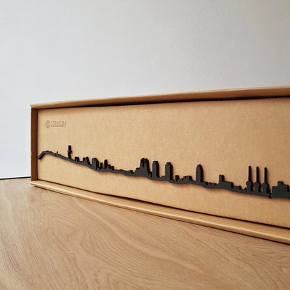 Skyline Barcelona skyline in wood - Skylinecity