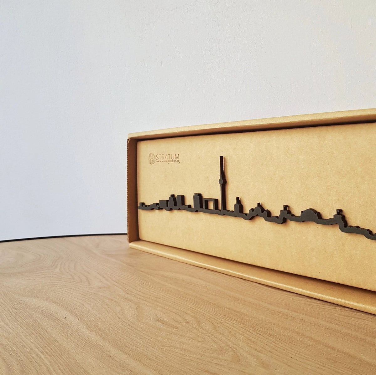 Skyline Berlín skyline in wood - Skylinecity