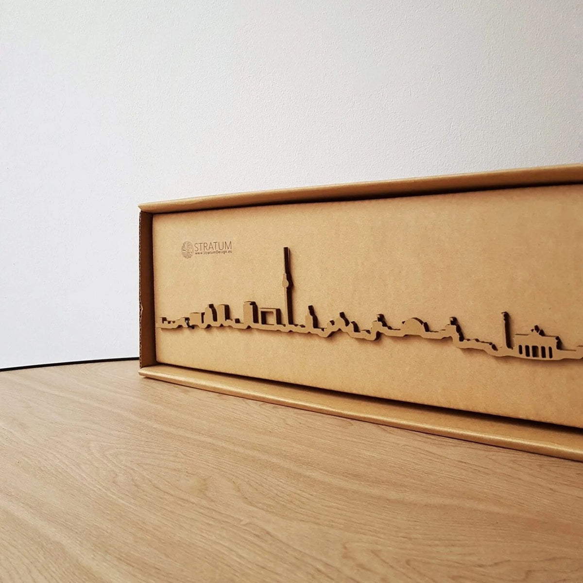 Skyline Berlín skyline in wood - Skylinecity