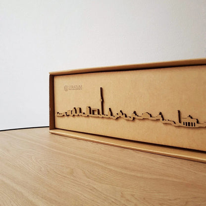 Skyline Berlín skyline in wood - Skylinecity