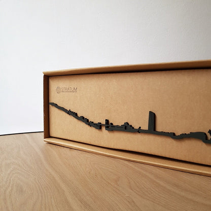 Skyline Bilbao skyline in wood - Skylinecity