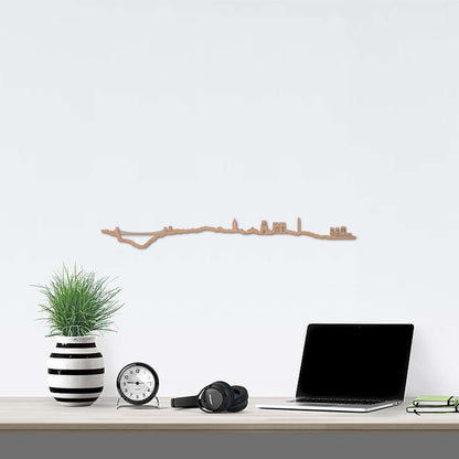 Skyline Bristol skyline in wood - Skylinecity