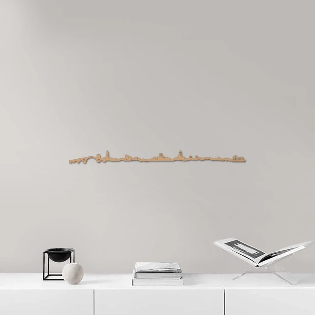 Skyline Camprodon skyline in wood - Skylinecity