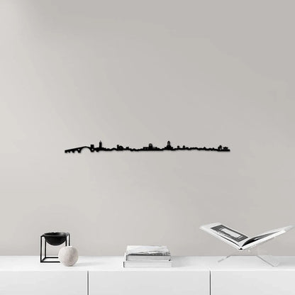 Skyline Camprodon skyline in wood - Skylinecity