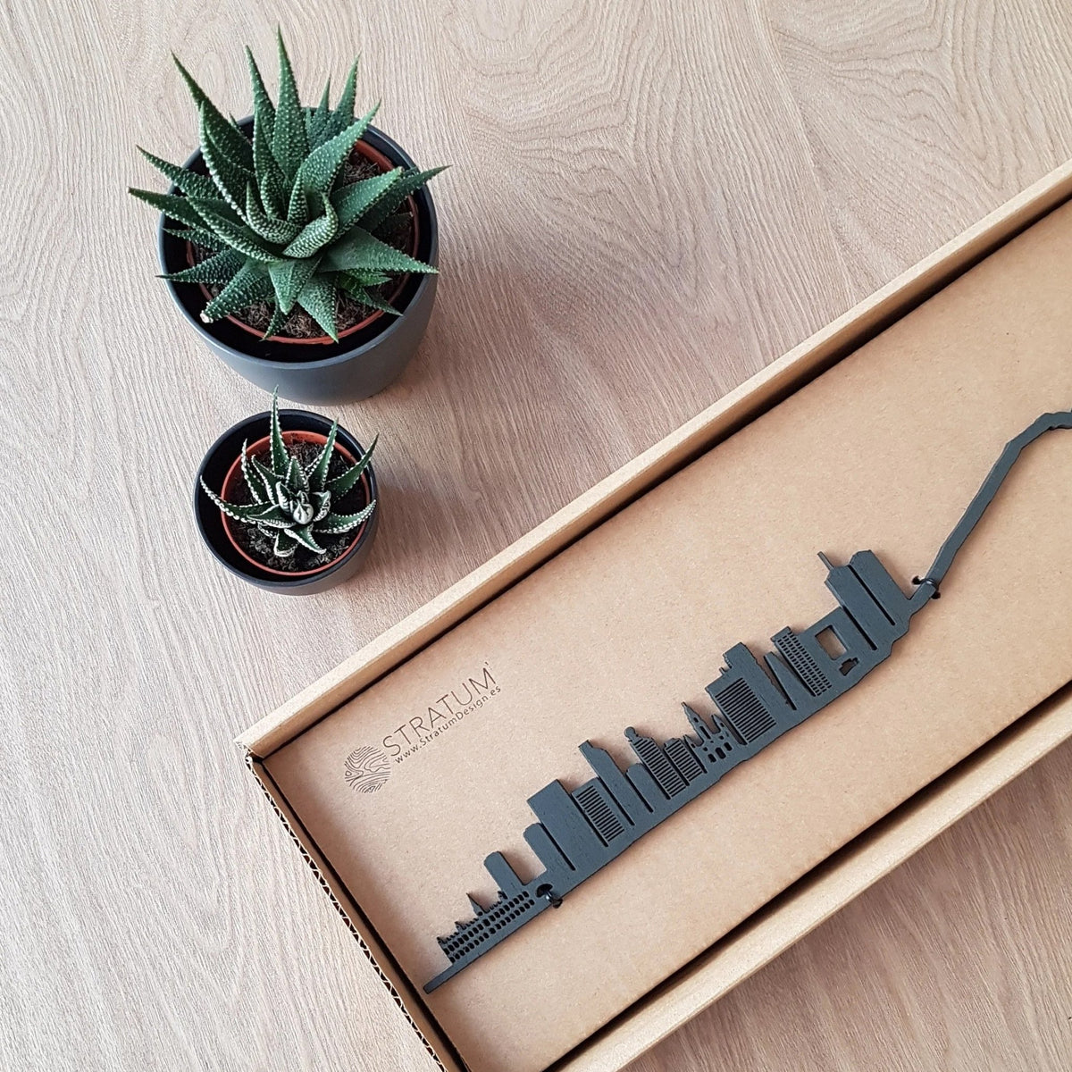 Skyline Caracas skyline in wood - Skylinecity