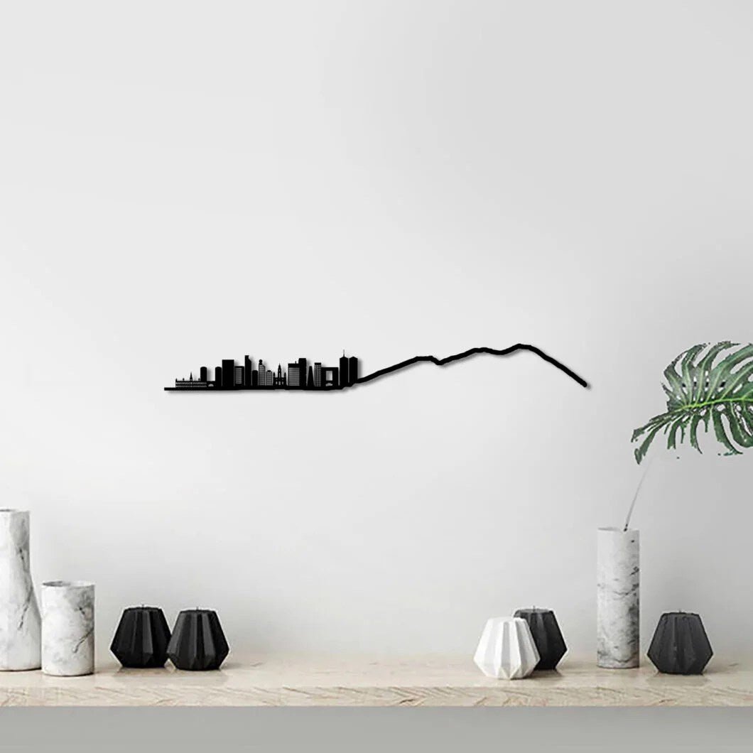 Skyline Caracas skyline in wood - Skylinecity