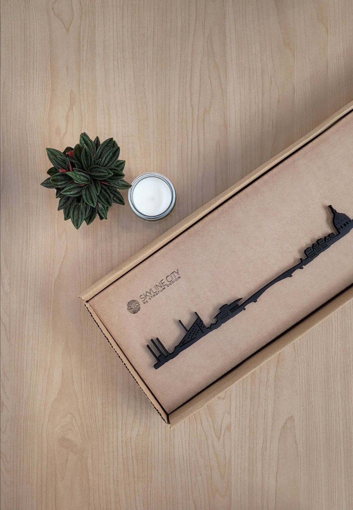 Skyline Copenhague skyline in wood - Skylinecity