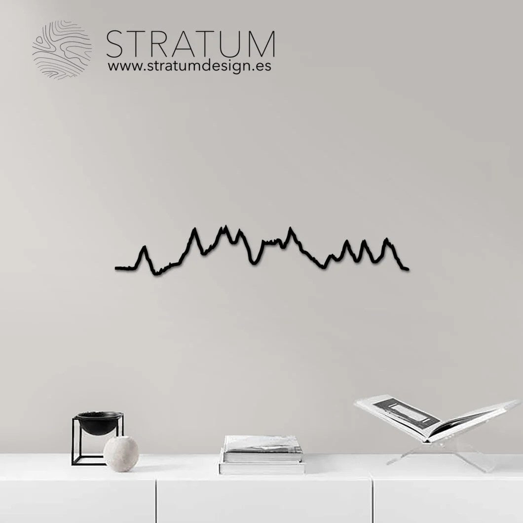 Skyline de Altimetrías personalizadas skyline in wood - Skylinecity