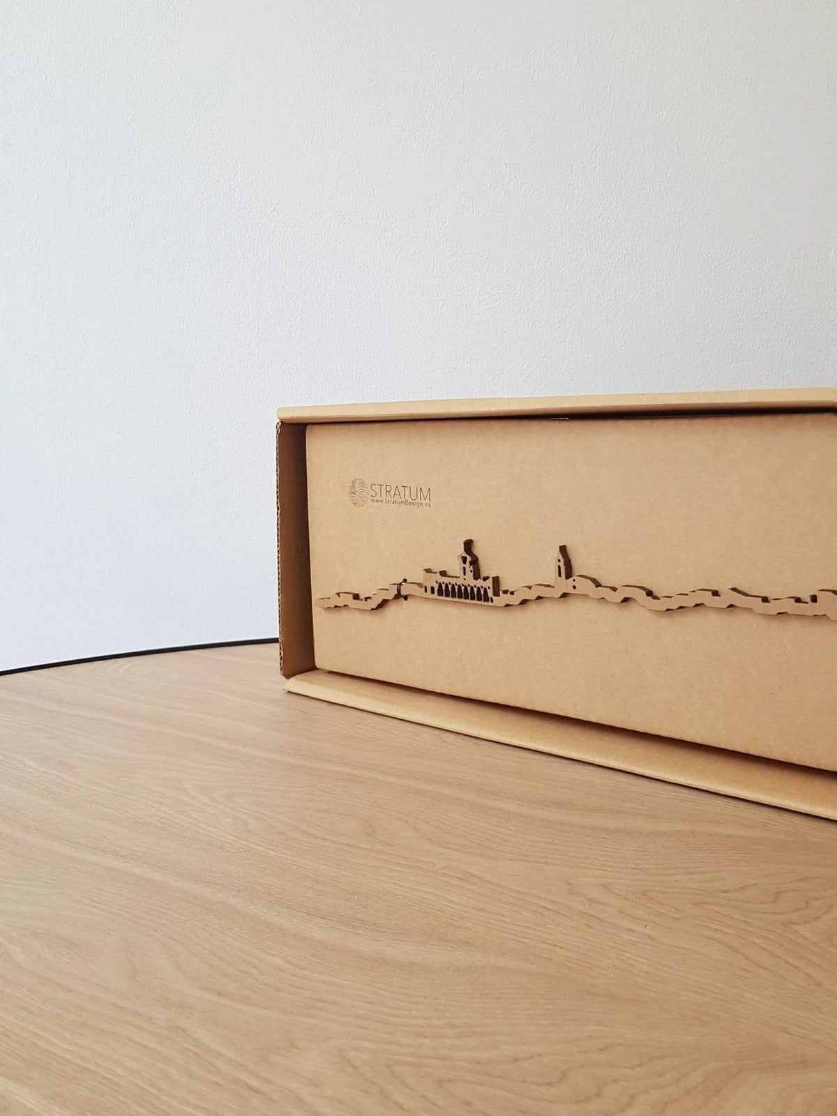 Skyline Els Pallaresos skyline in wood - Skylinecity
