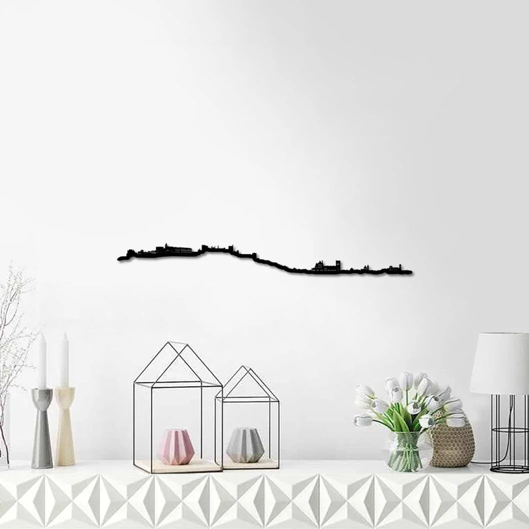 Skyline Granada skyline in wood - Skylinecity
