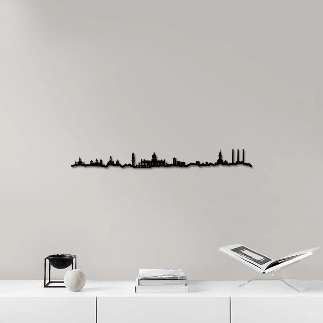 Skyline Jerez de la Frontera skyline in wood - Skylinecity
