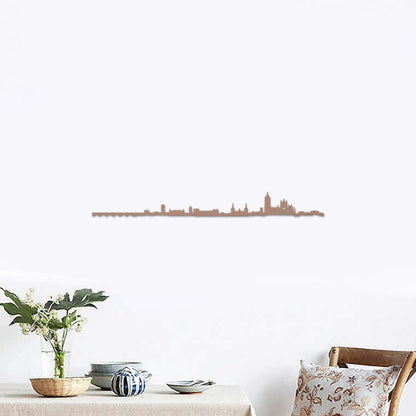 Skyline León skyline in wood - Skylinecity