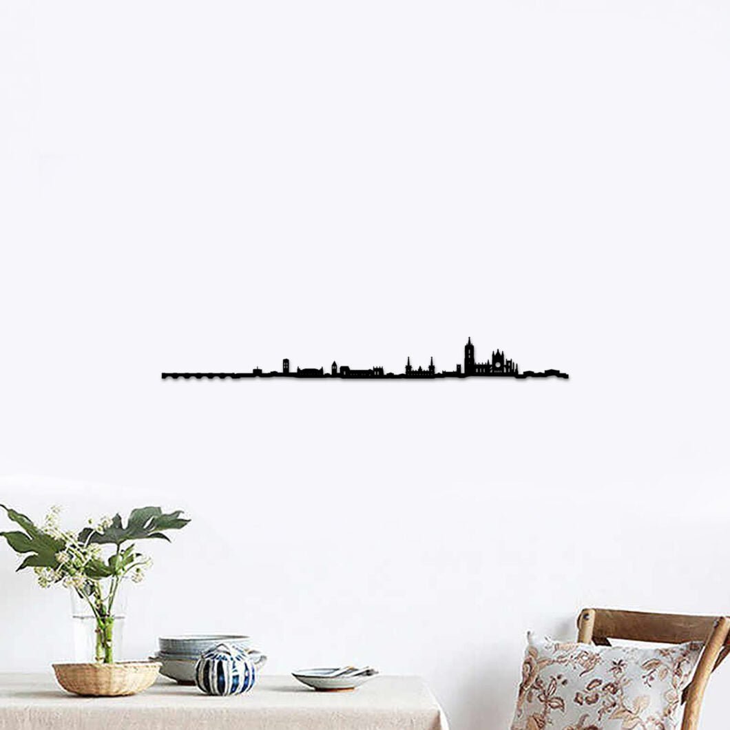 Skyline León skyline in wood - Skylinecity