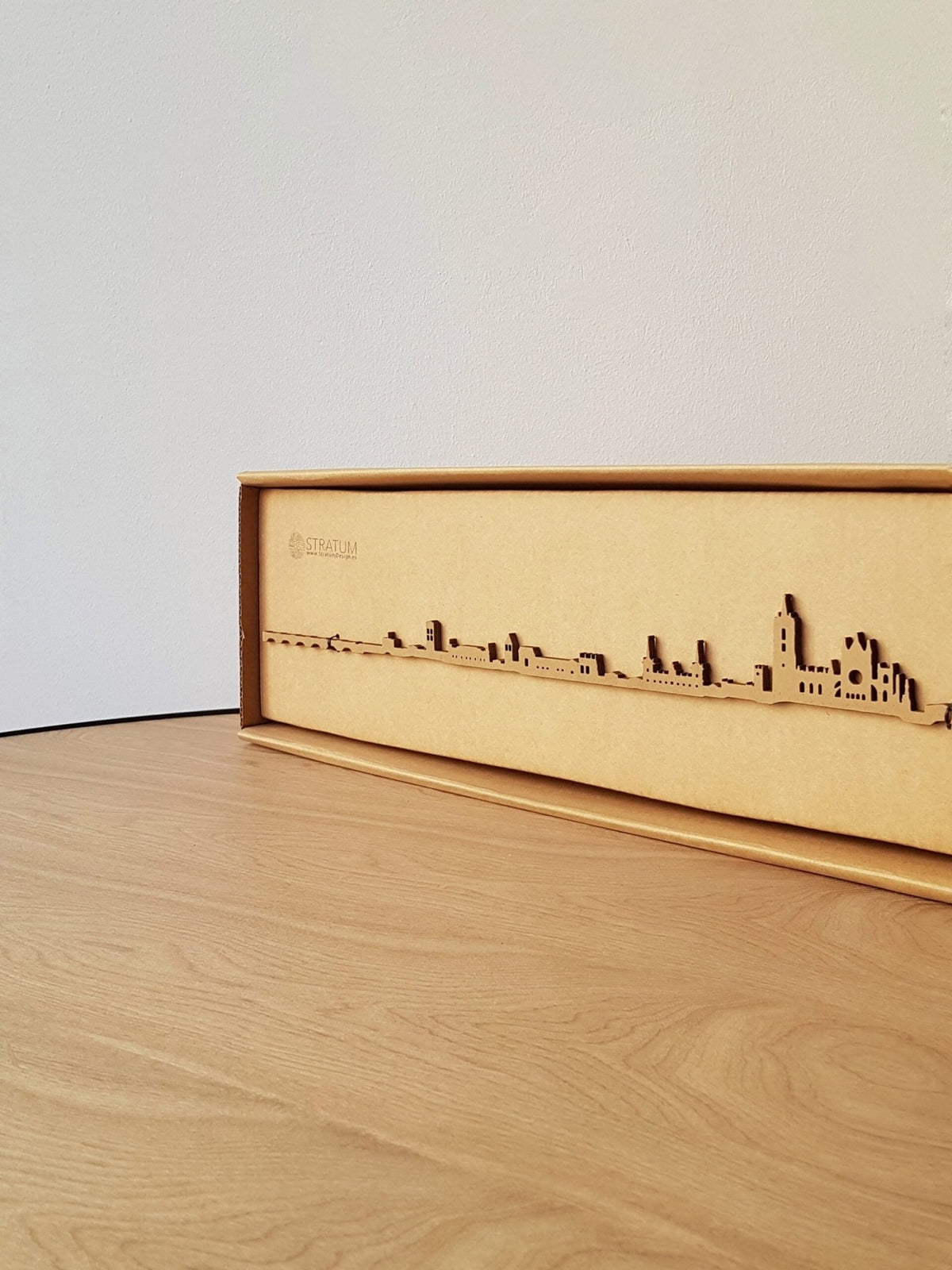 Skyline León skyline in wood - Skylinecity