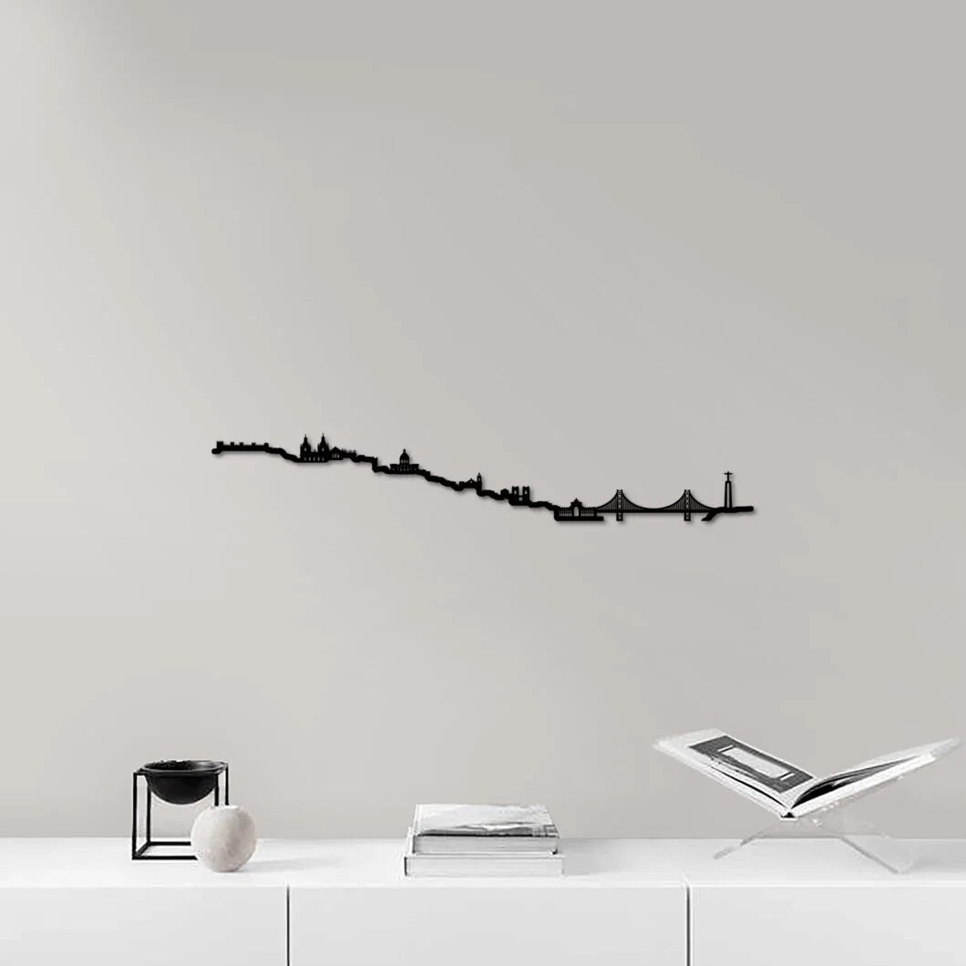 Skyline Lisboa skyline in wood - Skylinecity