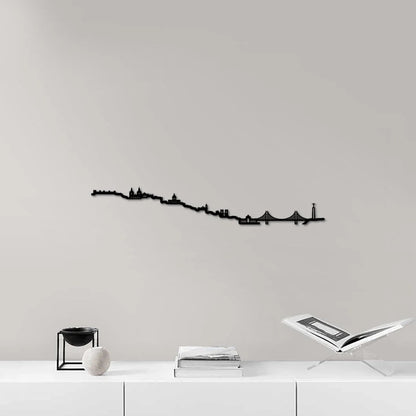 Skyline Lisboa skyline in wood - Skylinecity