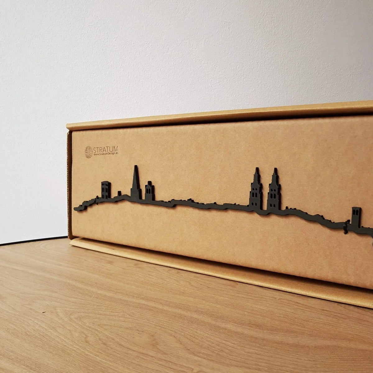 Skyline Logroño skyline in wood - Skylinecity