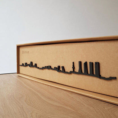 Skyline Madrid skyline in wood - Skylinecity
