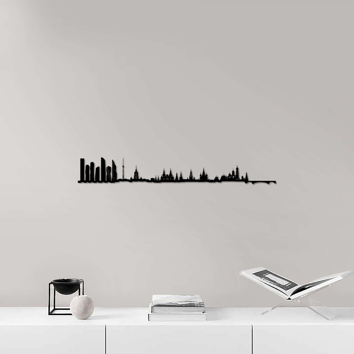 Skyline Moscú skyline in wood - Skylinecity