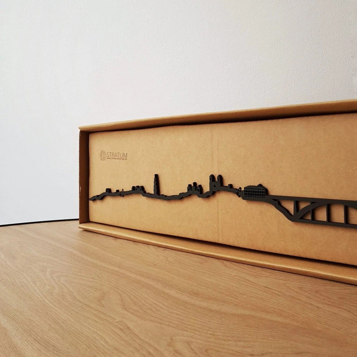 Skyline Oporto skyline in wood - Skylinecity