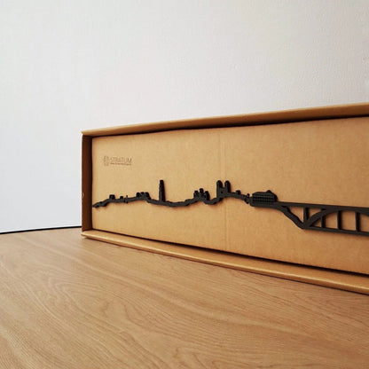 Skyline Oporto skyline in wood - Skylinecity