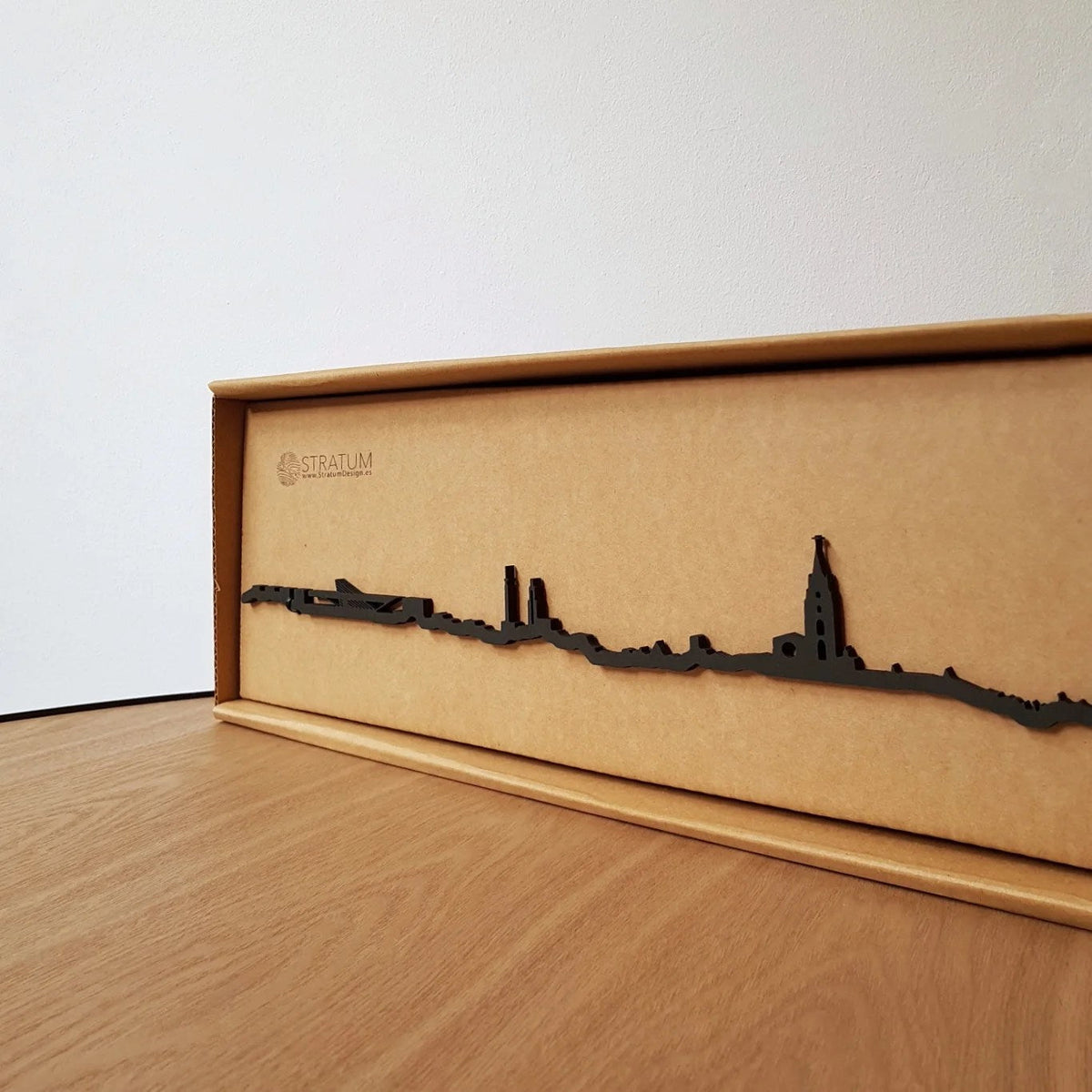 Skyline Oviedo skyline in wood - Skylinecity