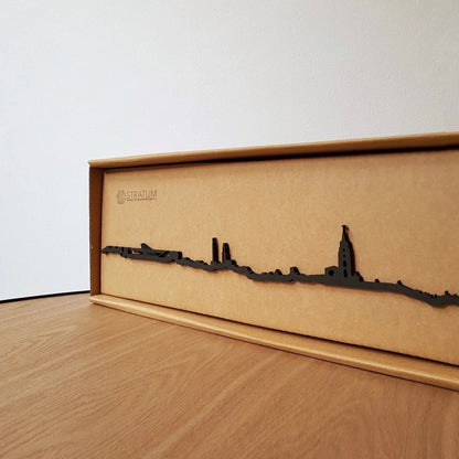 Skyline Oviedo skyline in wood - Skylinecity