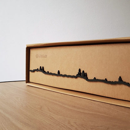 Skyline Pamplona - Iruña skyline in wood - Skylinecity