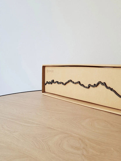 Skyline Picos de Europa skyline in wood - Skylinecity