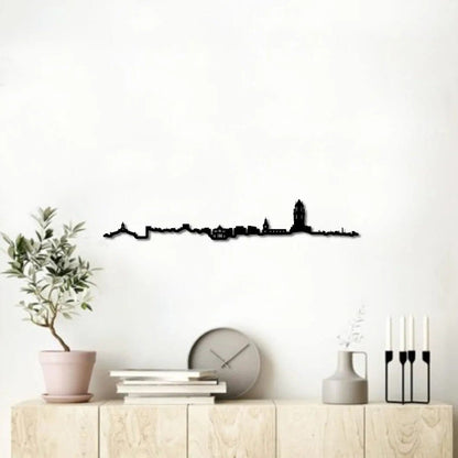 Skyline Reus skyline in wood - Skylinecity