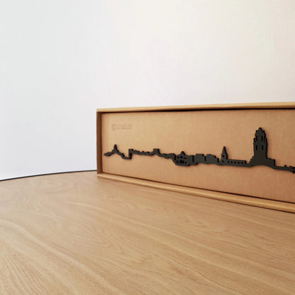 Skyline Reus skyline in wood - Skylinecity