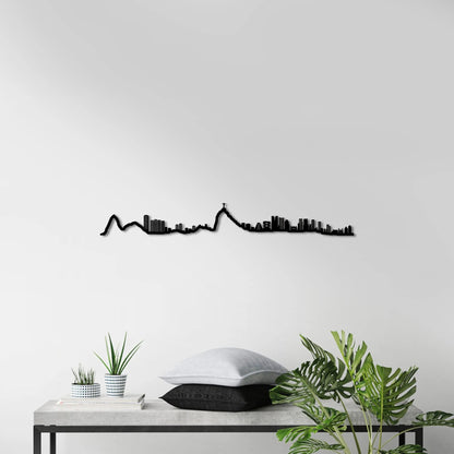 Skyline Río de Janeiro skyline in wood - Skylinecity